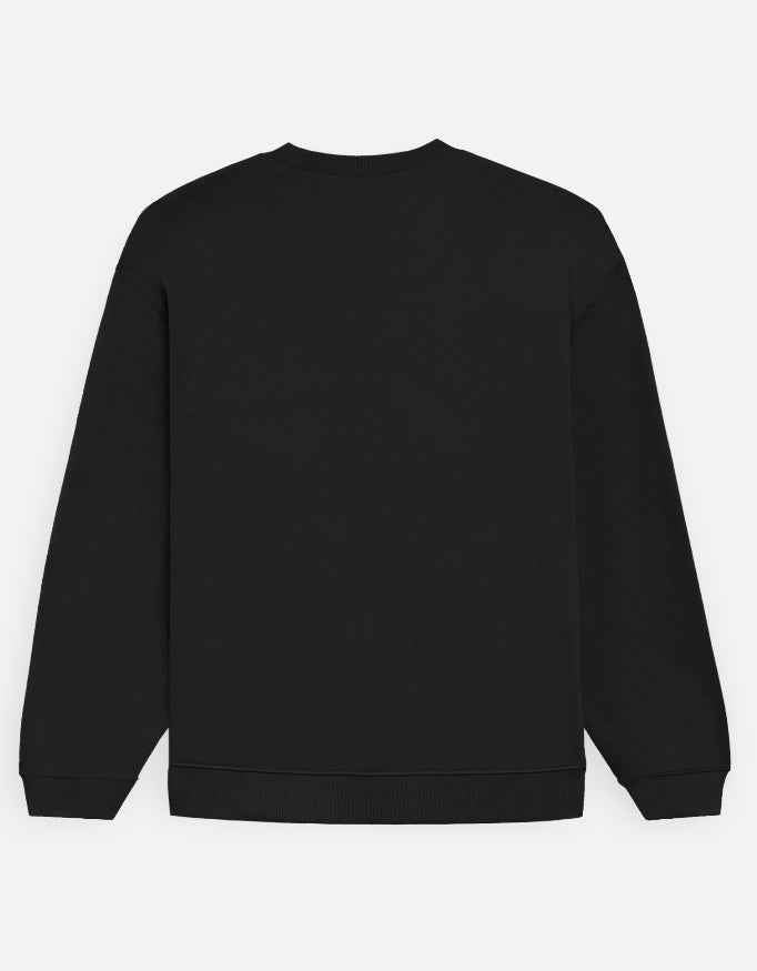 Unisex Ultra-Comfort Oversized Black Sweatshirt