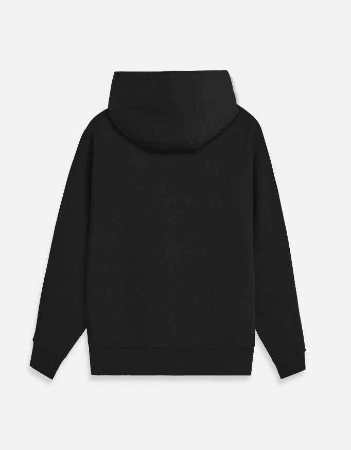 Unisex Streetwear Zip Hoodie – Black