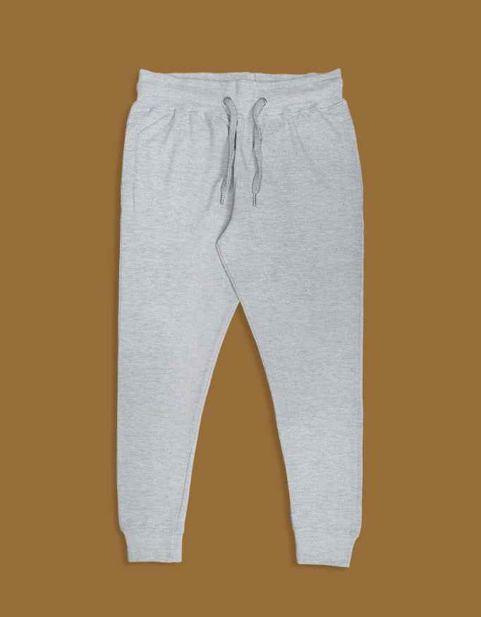 Unisex Streetwear White Joggers