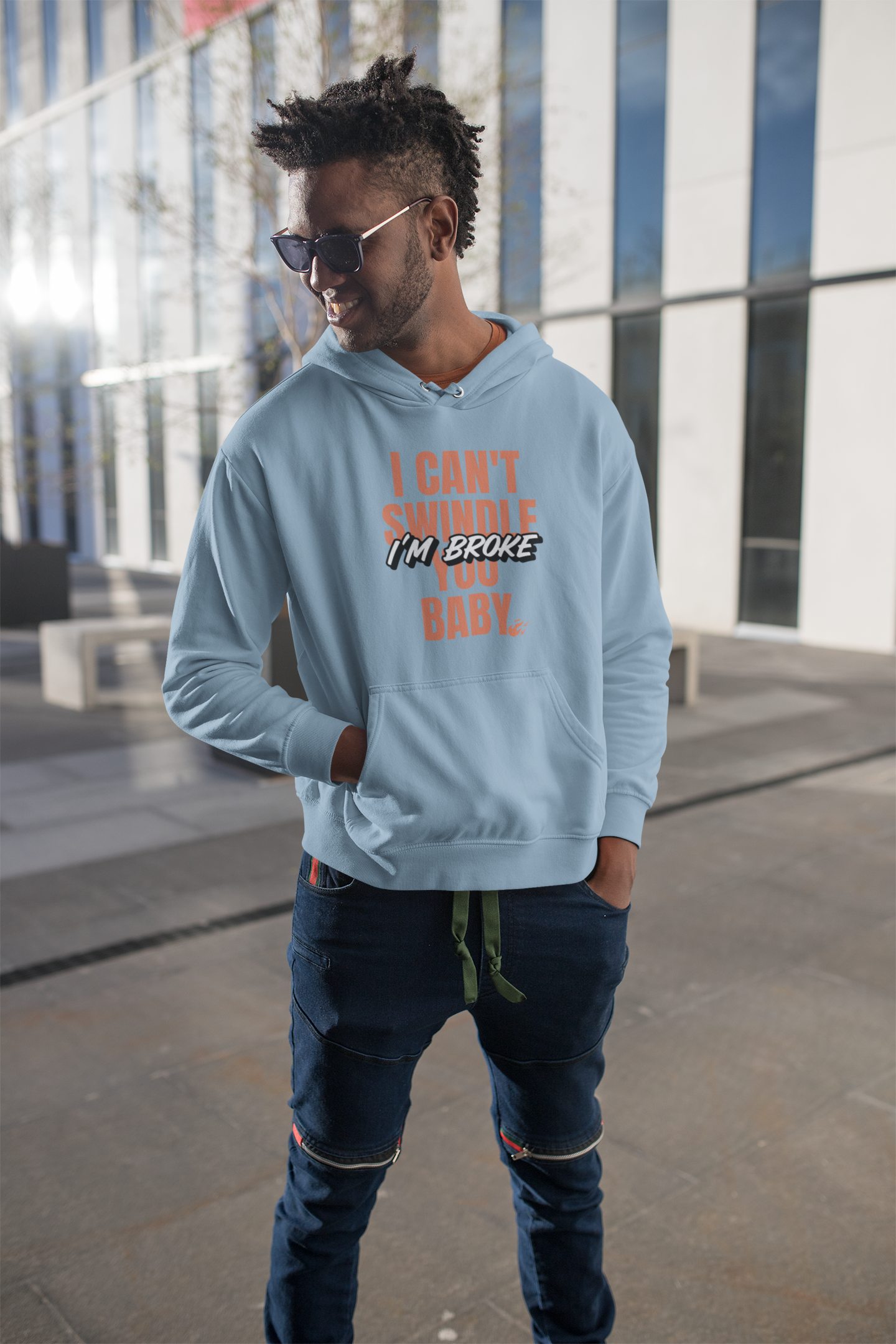 I Am Broke Hoodie for Comfort and Style