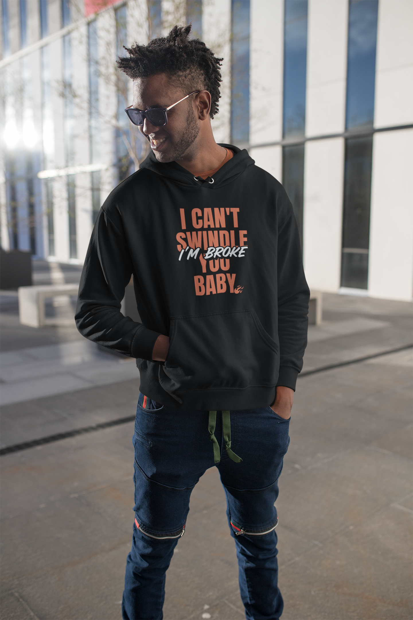 I Am Broke Hoodie for Comfort and Style