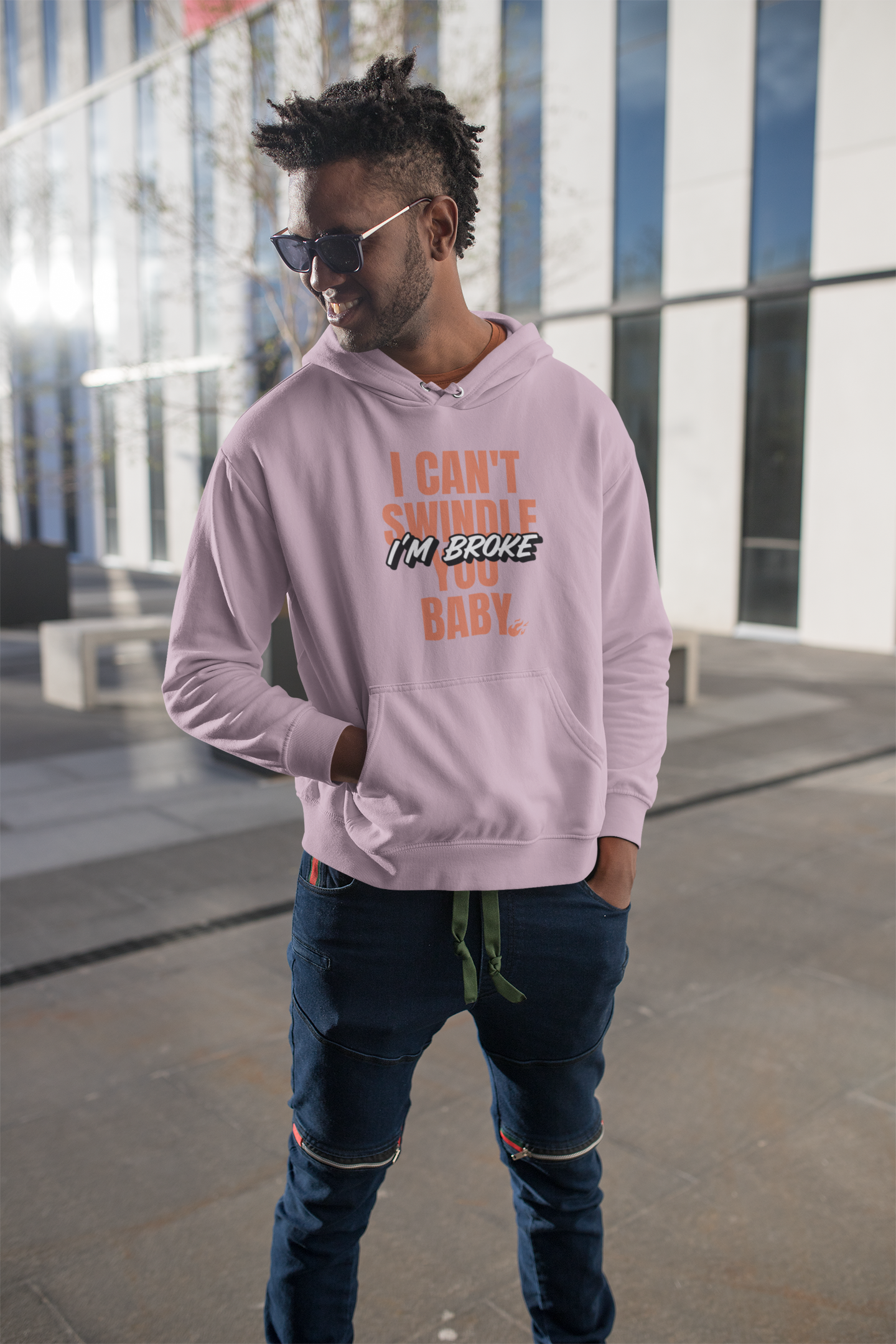 I Am Broke Hoodie for Comfort and Style