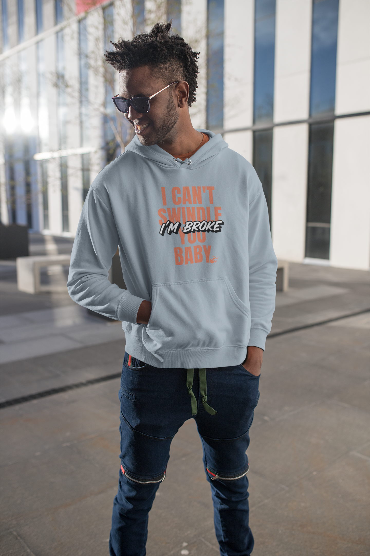 I Am Broke Hoodie for Comfort and Style