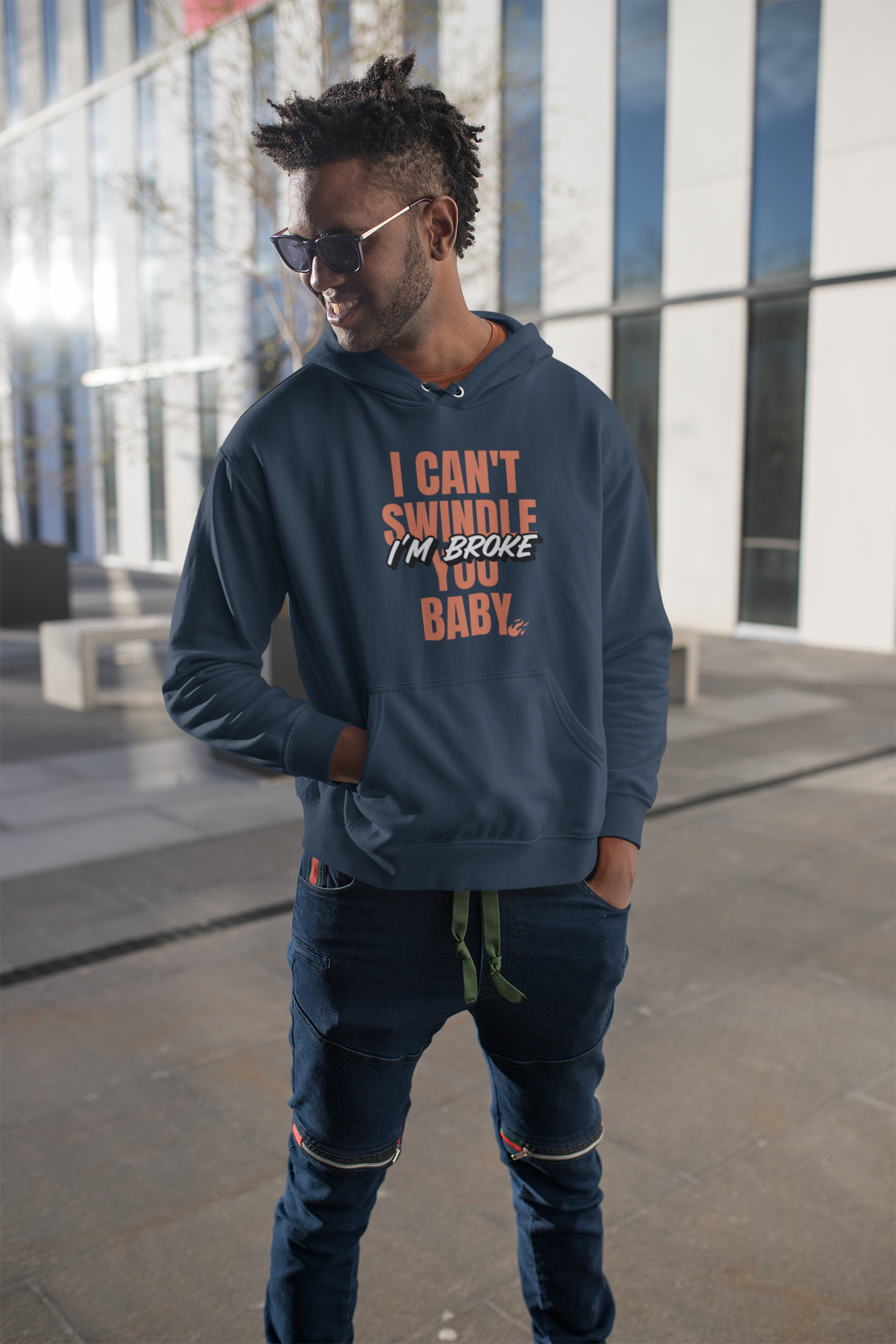 I Am Broke Hoodie for Comfort and Style