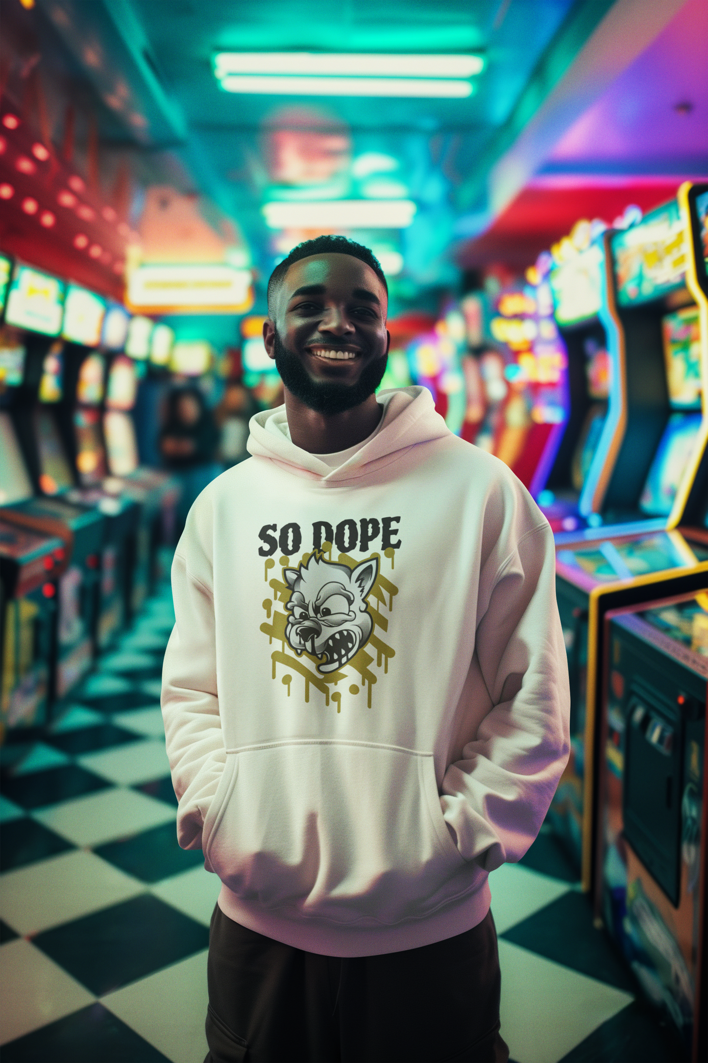 Dope Black Oversized Hoodie