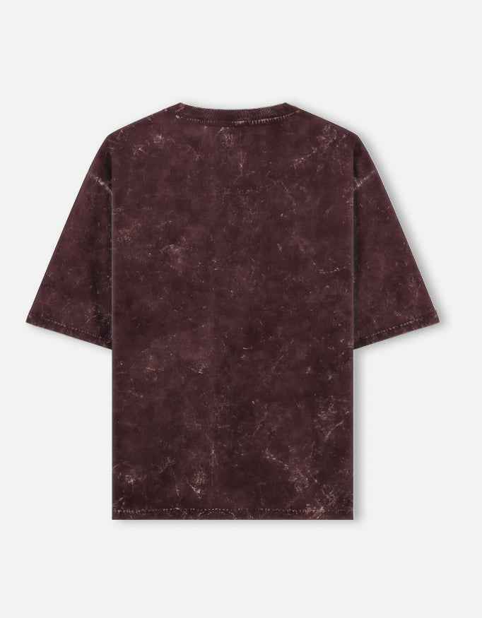 Unisex Acid Washed Oversized Tee - 100% Cotton Heavyweight Streetwear for Ultimate Comfort