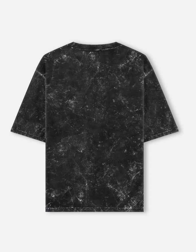 Unisex Acid Washed Oversized Tee - 100% Cotton Heavyweight Streetwear for Ultimate Comfort