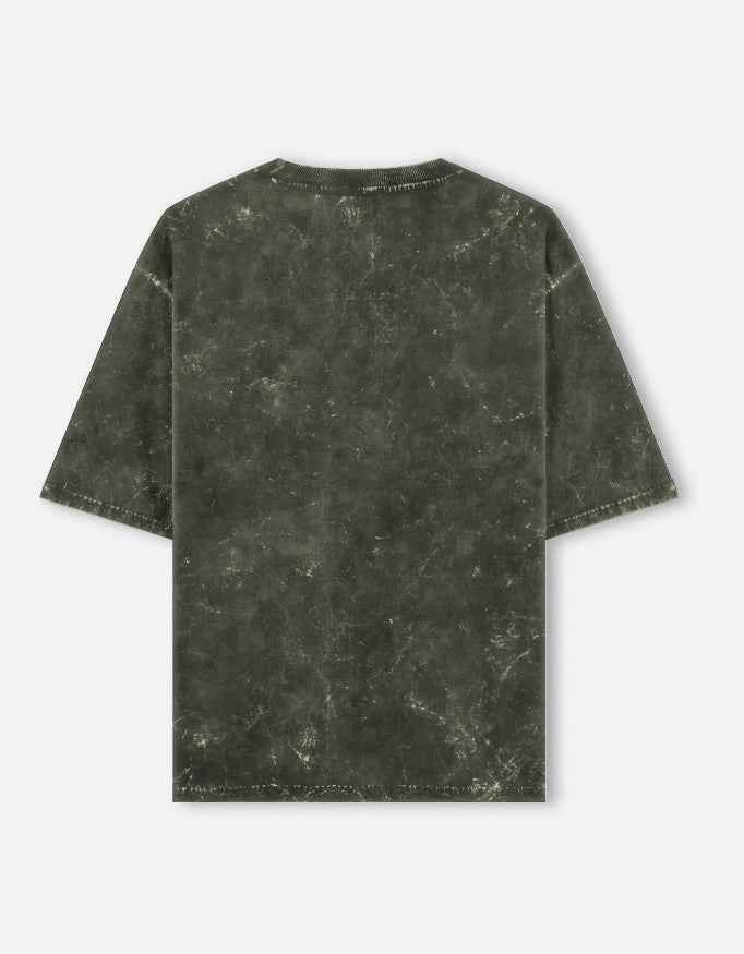 Unisex Acid Washed Oversized Tee - 100% Cotton Heavyweight Streetwear for Ultimate Comfort