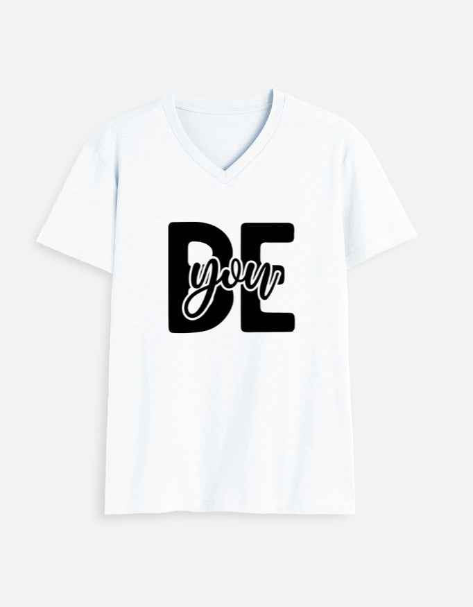 Unisex V-Neck T-Shirt – 100% Cotton, Comfortable & Stylish Everyday Tee