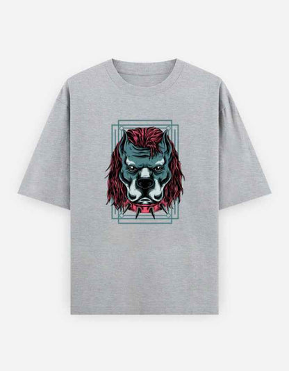 Unisex Oversized Classic T-Shirt - Angry Dog