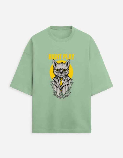 Unisex Terry Oversized Tee - Night Play