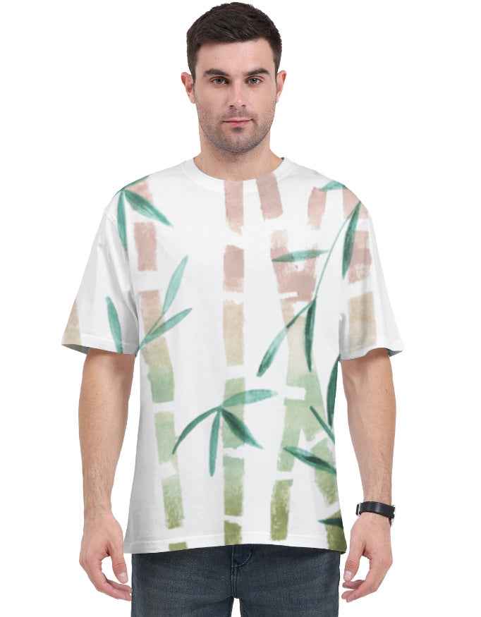 Japanese Bamboo Block Oversized T-Shirt