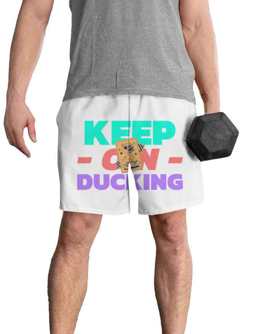 Men's AOP Shorts - Keep on ducking