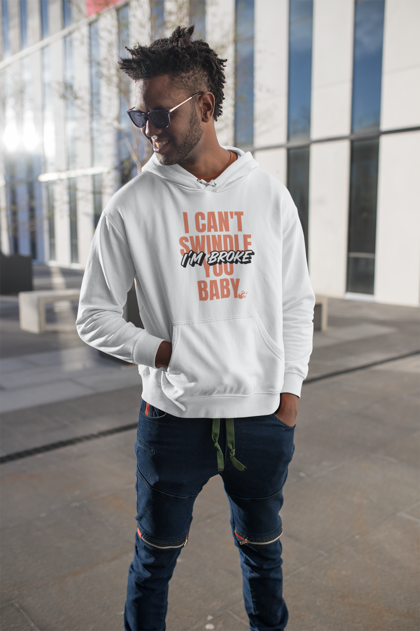 I Am Broke Hoodie for Comfort and Style