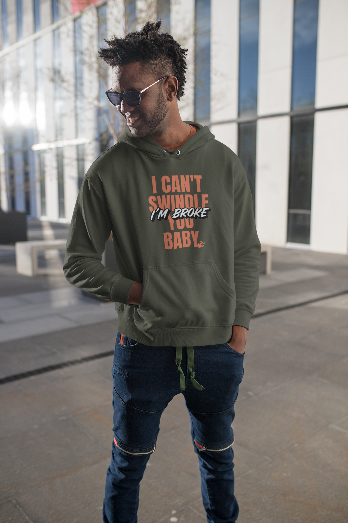 I Am Broke Hoodie for Comfort and Style