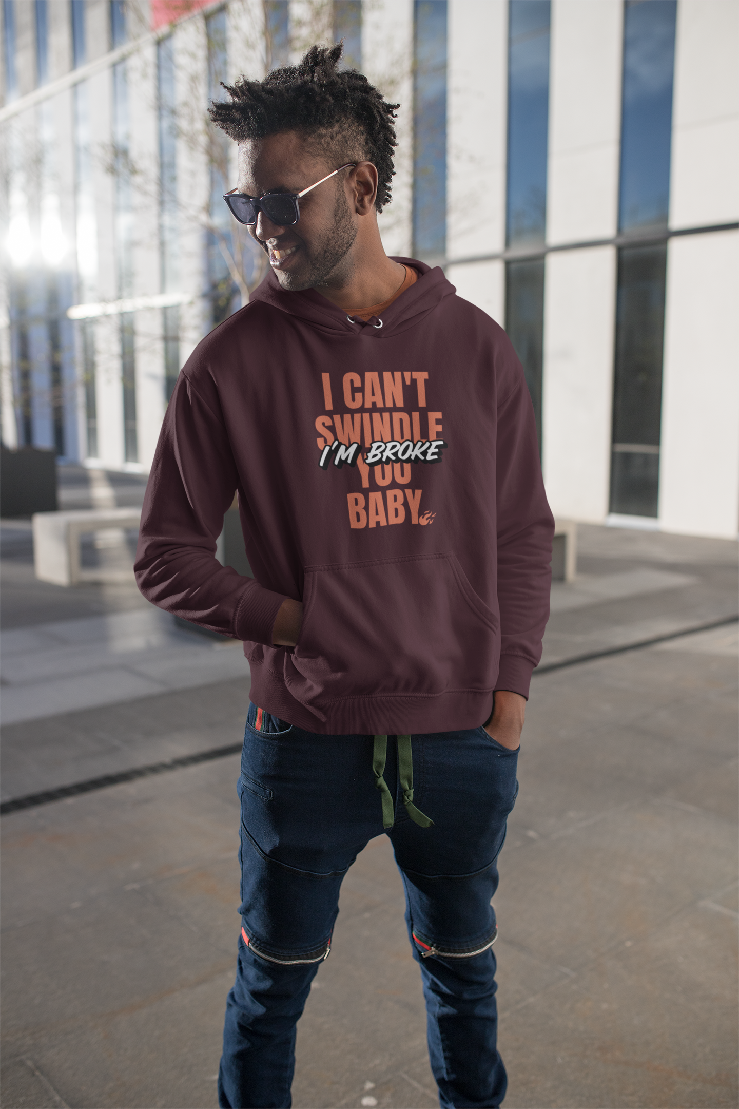 I Am Broke Hoodie for Comfort and Style