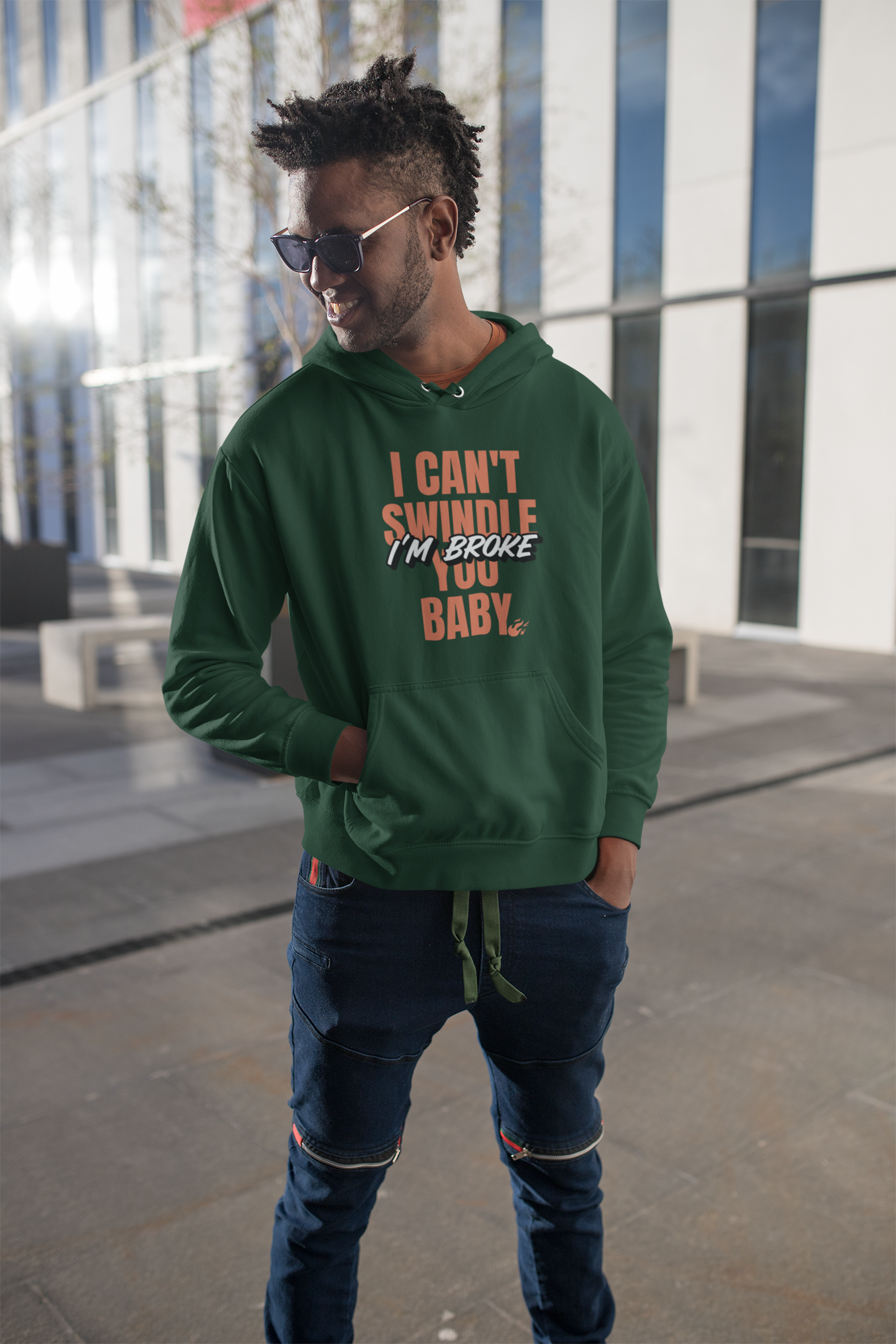 I Am Broke Hoodie for Comfort and Style