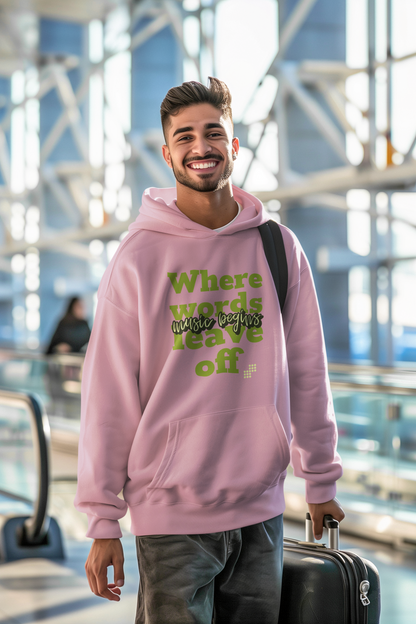 Music Begins Oversized Hoodie