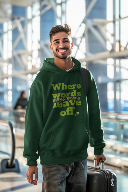 Music Begins Oversized Hoodie