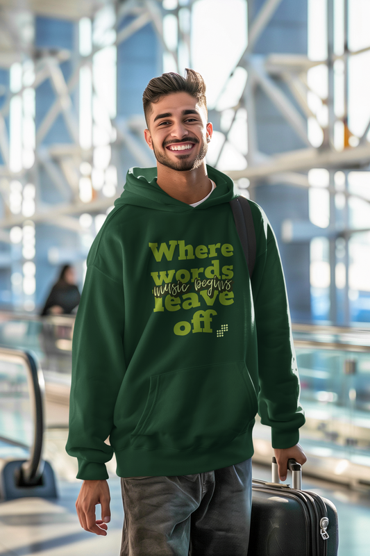 Music Begins Oversized Hoodie