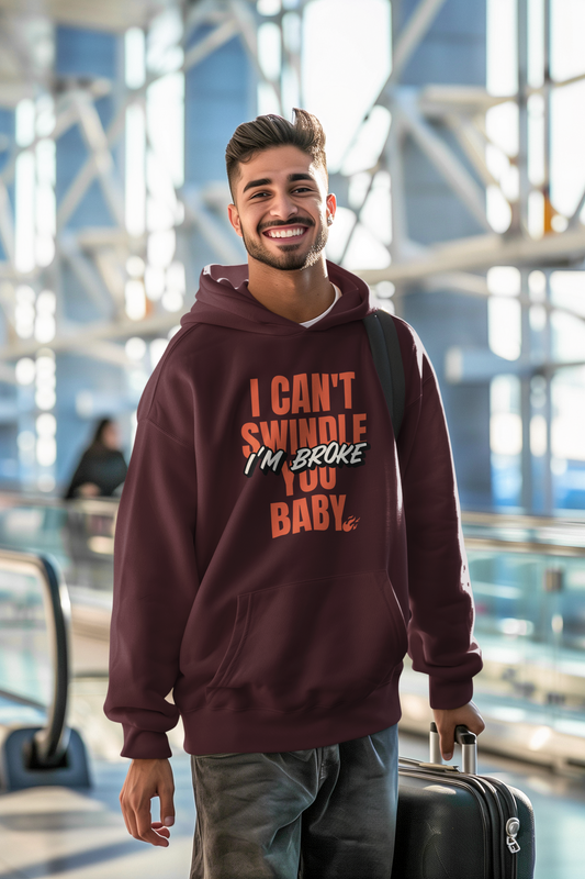 I Am Broke Oversized Hoodie Edition