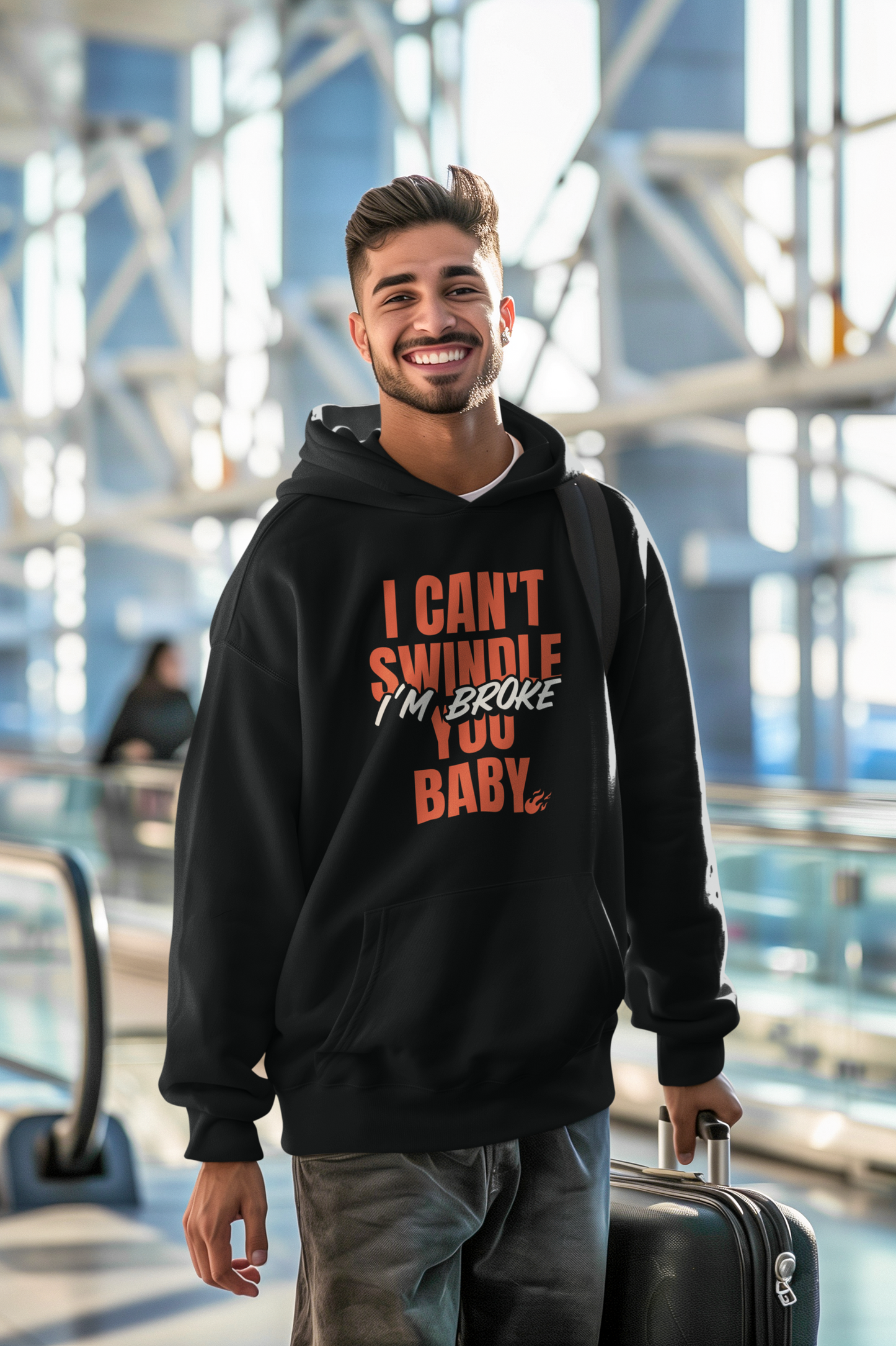 I Am Broke Oversized Hoodie Edition