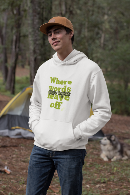 Unisex Music Begins Hoodie for Music Lovers