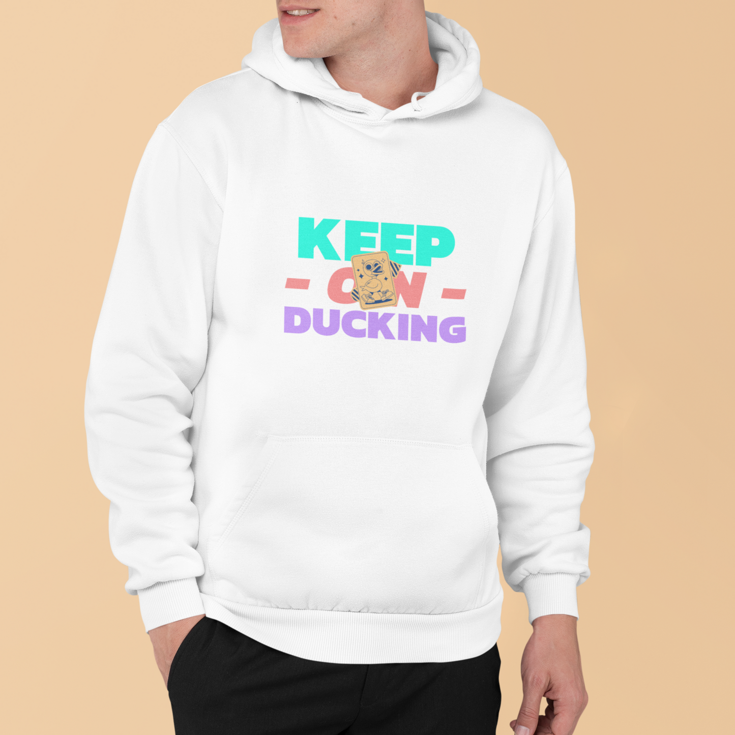 Ducking Hoodie for Ultimate Comfort and Style - Keep On Ducking Hoodie