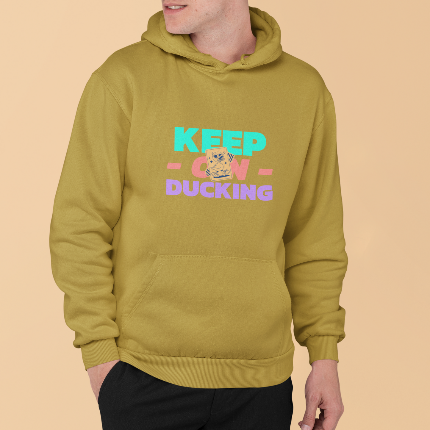 Ducking Hoodie for Ultimate Comfort and Style - Keep On Ducking Hoodie