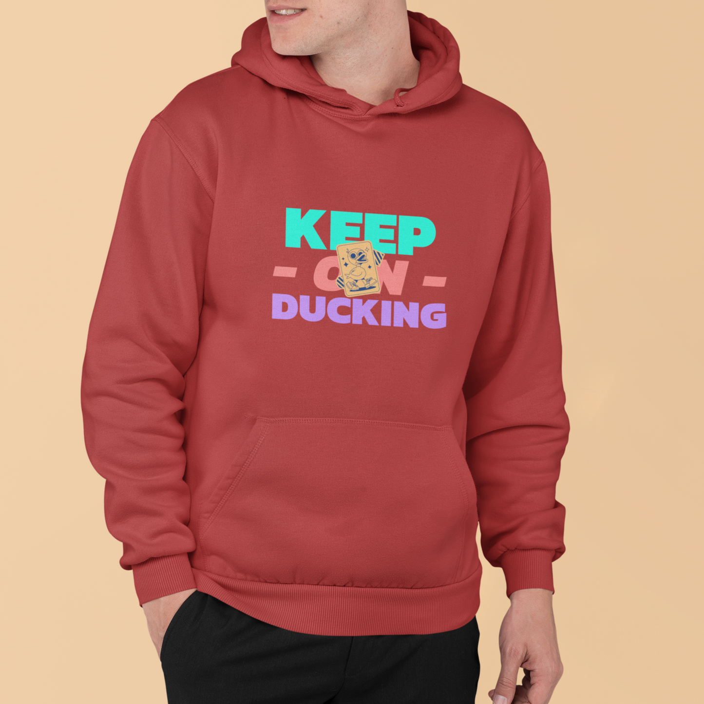 Ducking Hoodie for Ultimate Comfort and Style - Keep On Ducking Hoodie