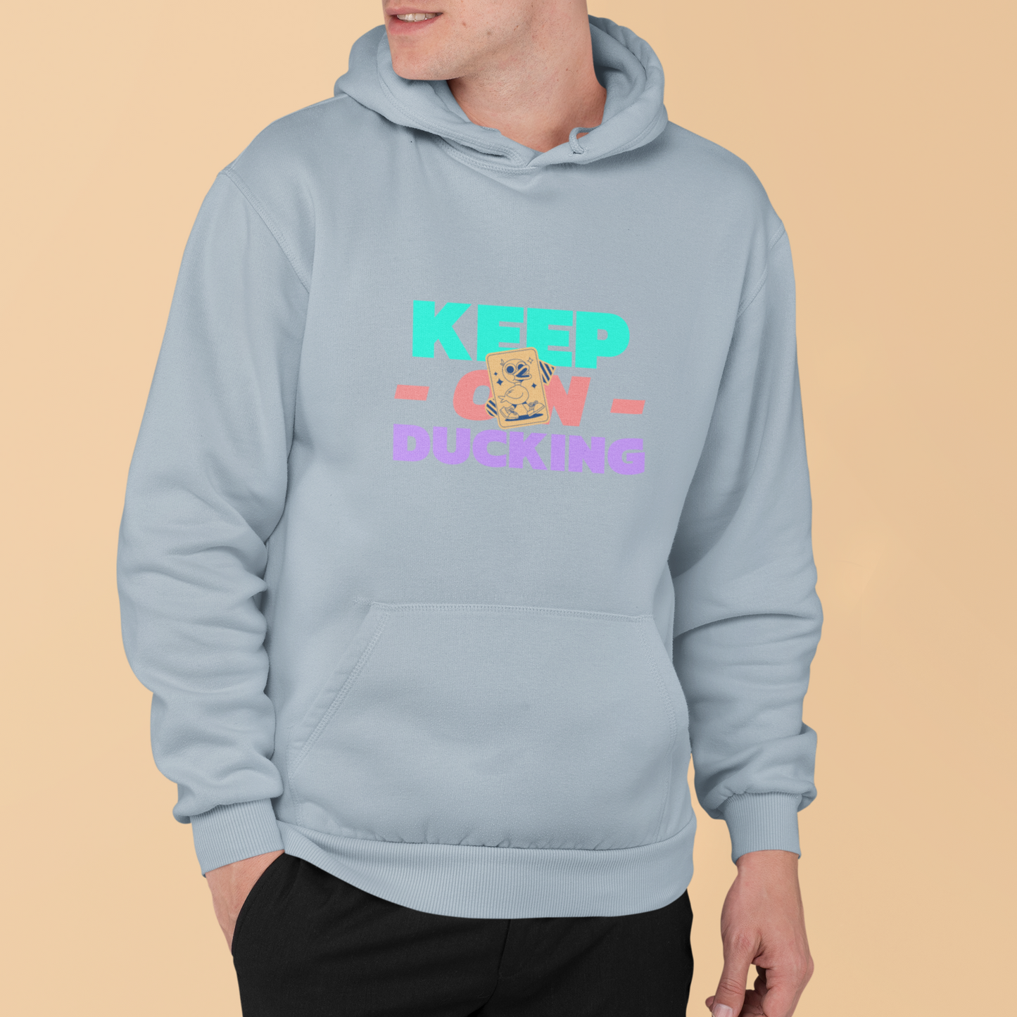 Ducking Hoodie for Ultimate Comfort and Style - Keep On Ducking Hoodie