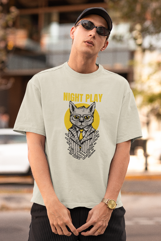Terry Night Play Oversized T-Shirt for Ultimate Comfort and Style