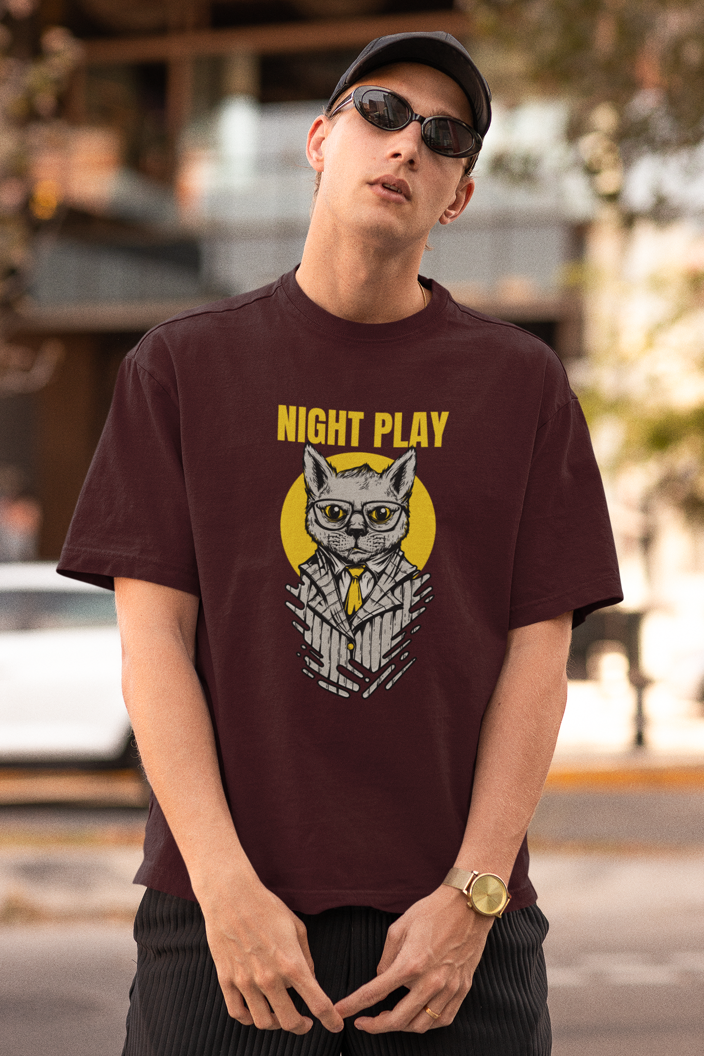 Terry Night Play Oversized T-Shirt for Ultimate Comfort and Style