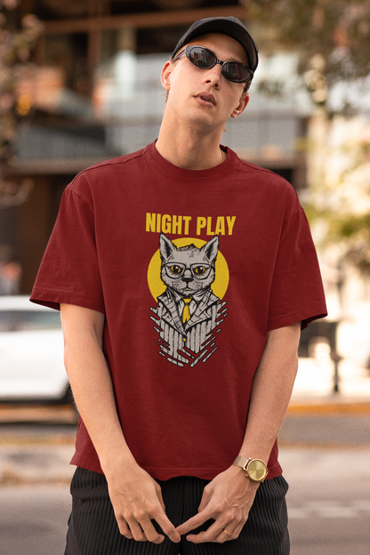Terry Night Play Oversized T-Shirt for Ultimate Comfort and Style