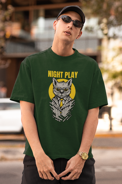 Terry Night Play Oversized T-Shirt for Ultimate Comfort and Style