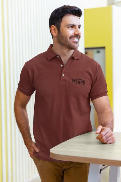Men’s Cotton Polo T-Shirt - Breathable 100% Cotton with Textured Airtex Fabric for Ultimate Comfort and Style