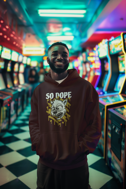 Dope White Oversized Hoodie