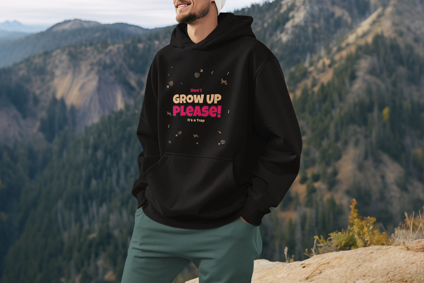 Don't Grow Up Oversized Hoodie Edition