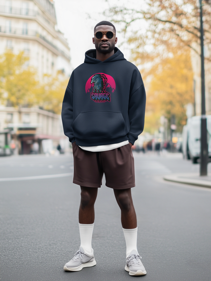 Savage Oversized Hoodie: Unisex Comfort Meets Ultimate Style