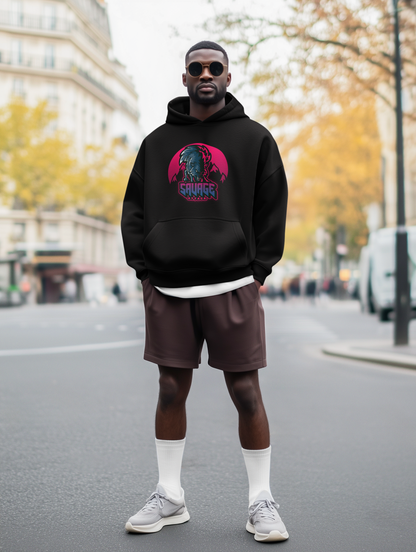 Savage Oversized Hoodie: Unisex Comfort Meets Ultimate Style
