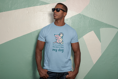 Unisex Stretch T-shirt for Dog Lovers - My Dog T-Shirt