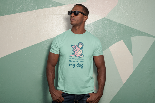 Unisex Stretch T-shirt for Dog Lovers - My Dog T-Shirt