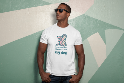 Unisex Stretch T-shirt for Dog Lovers - My Dog T-Shirt
