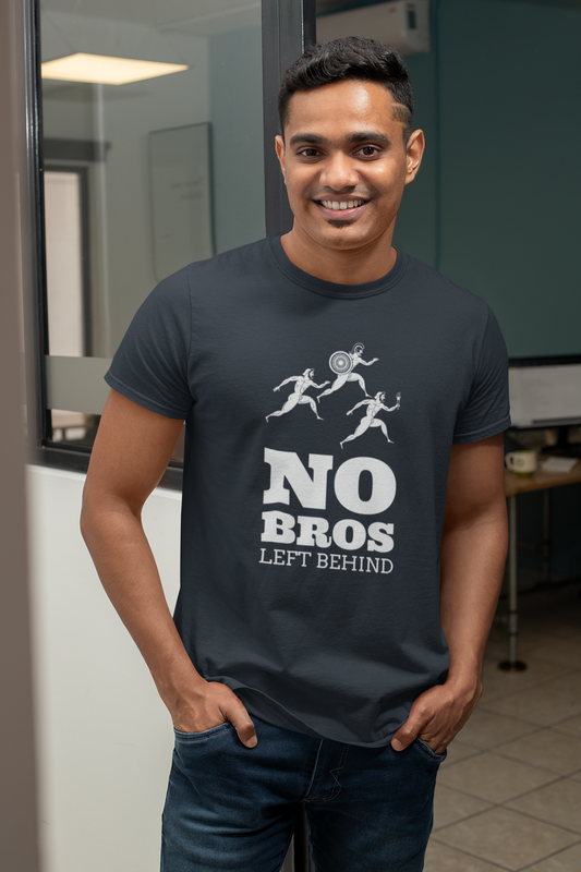 Squad Goals No Bros Left Behind T-Shirt - Unisex Supima Cotton Tee for Everyone