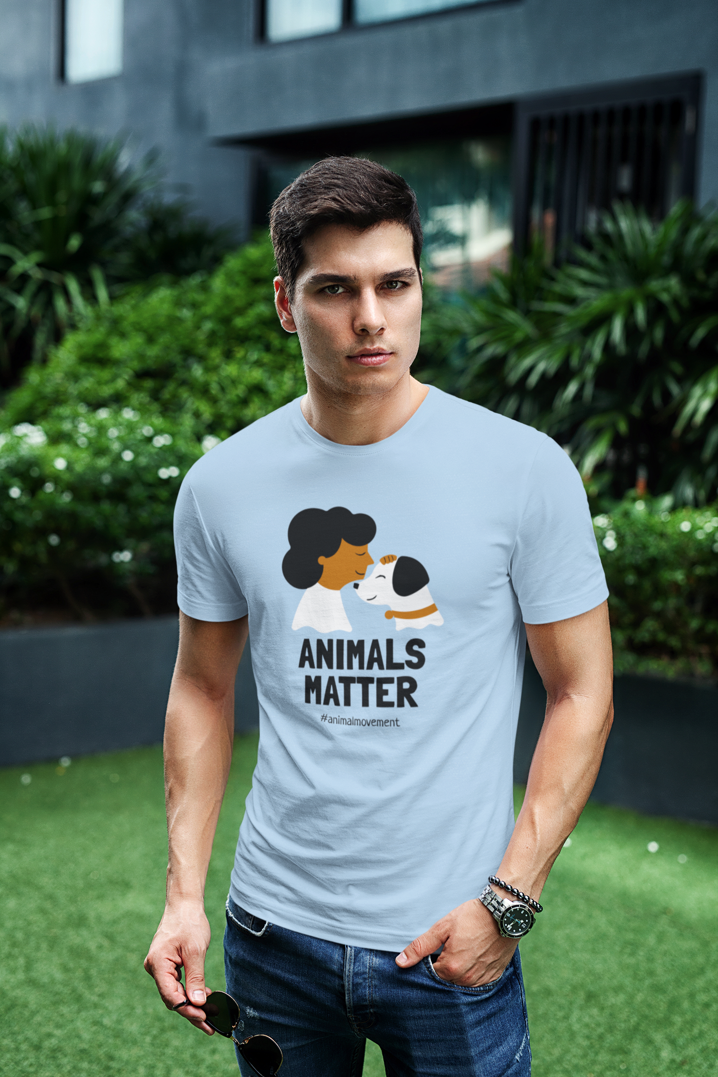 Unisex Stretch T-shirt - Animal Matter T-Shirt for Eco-Conscious Wearers