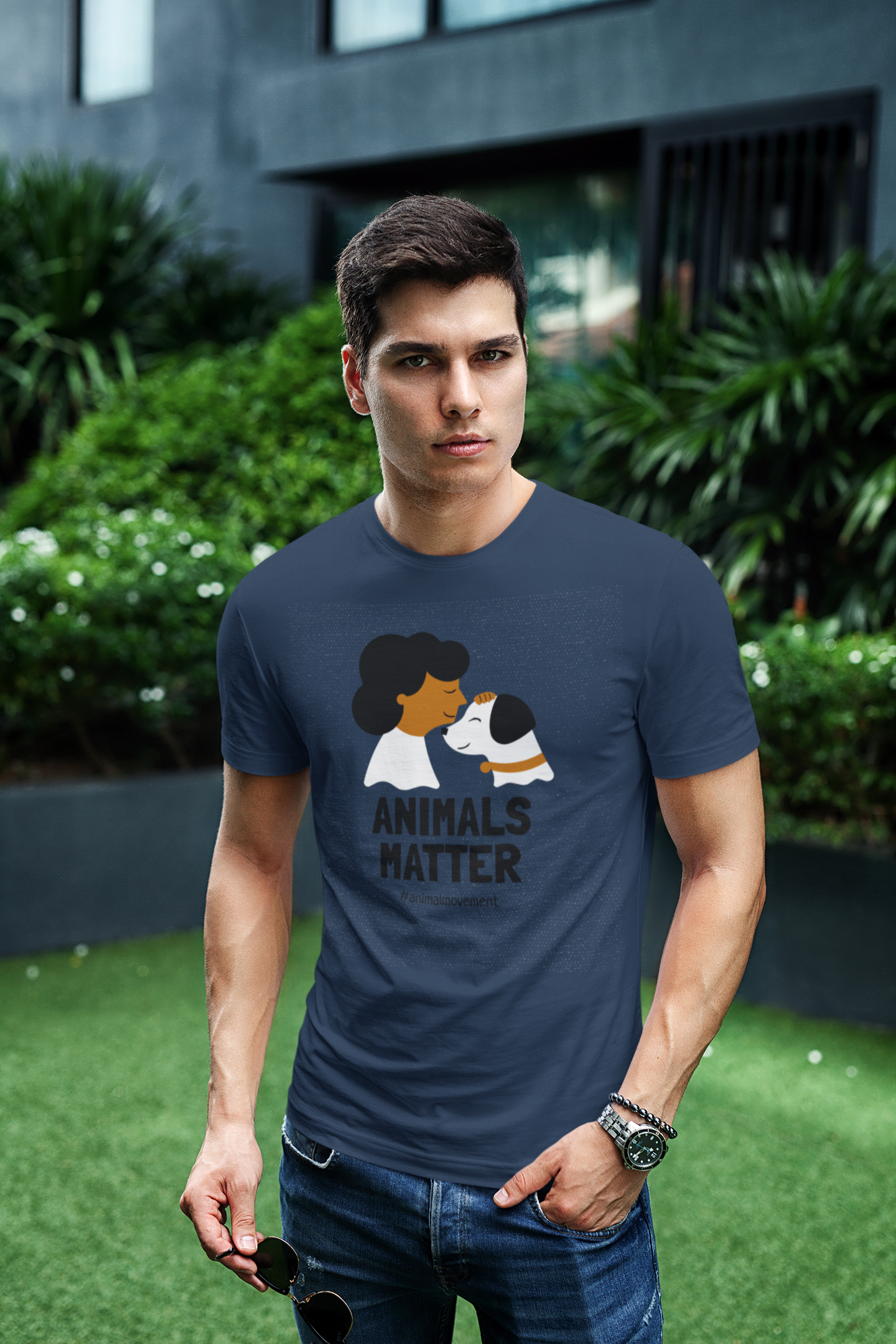 Unisex Stretch T-shirt - Animal Matter T-Shirt for Eco-Conscious Wearers