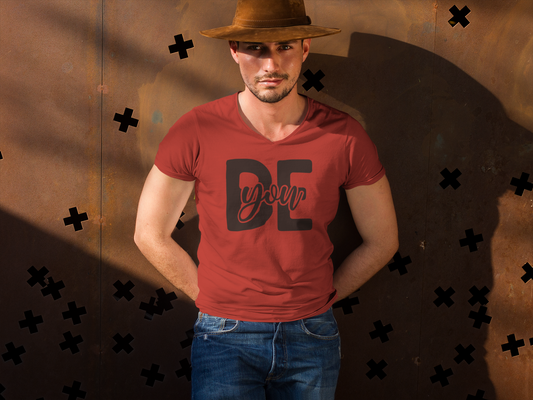 Unisex V-Neck T-Shirt – 100% Cotton, Comfortable & Stylish Everyday Tee